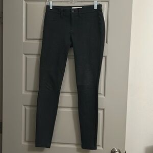 Loft Heather Gray Seamed Ponte Legging Pants